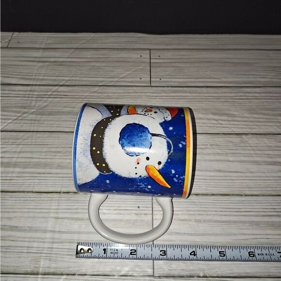 Christmas Holiday Collectible Coffee Tea Mug Snowman Holiday Spirit Graphic - Picture 9 of 10